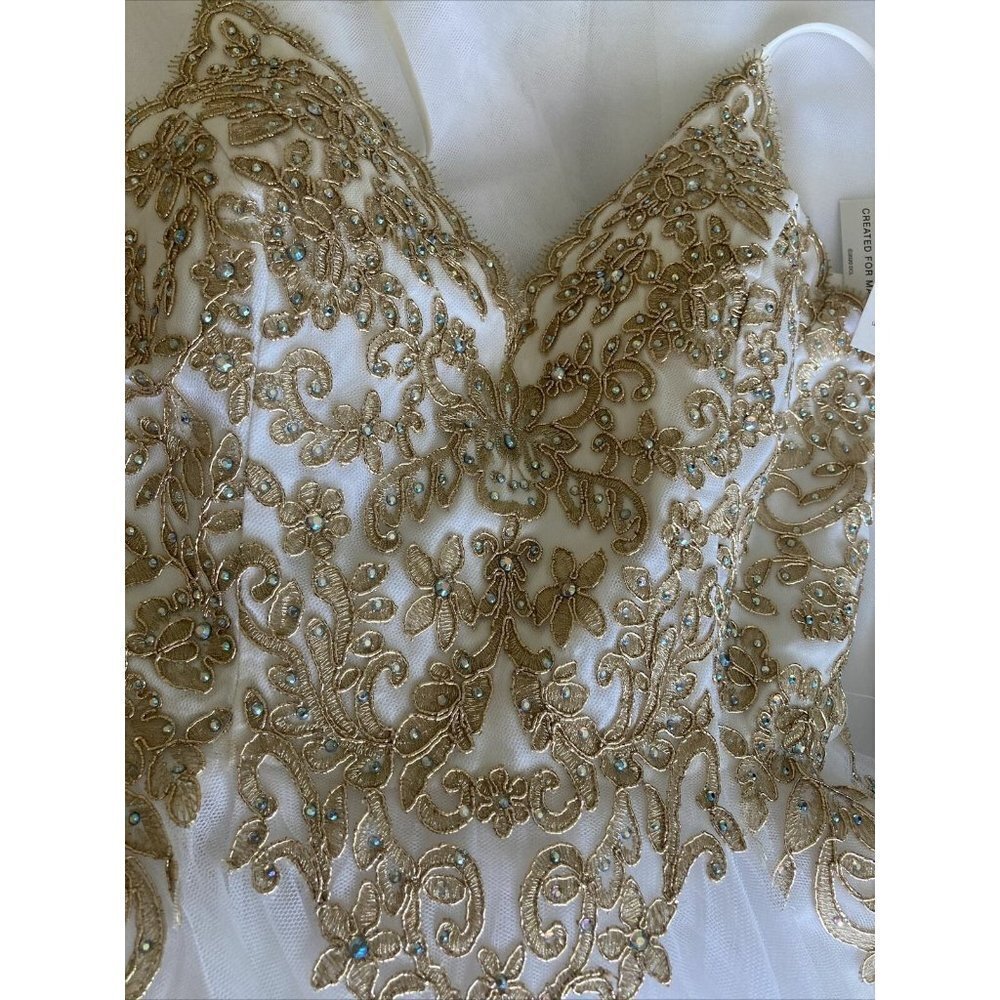 Say Yes to the Prom NEW Juniors' Quinceanera Embroidered Lace Gown Winter Formal - Picture 9 of 12